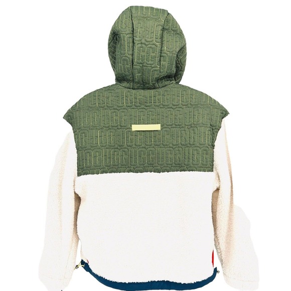 UGG Men's IGGY Sherpa Half Zip Pullover Hoodie Dawn Sweater Size Small - Picture 5 of 12